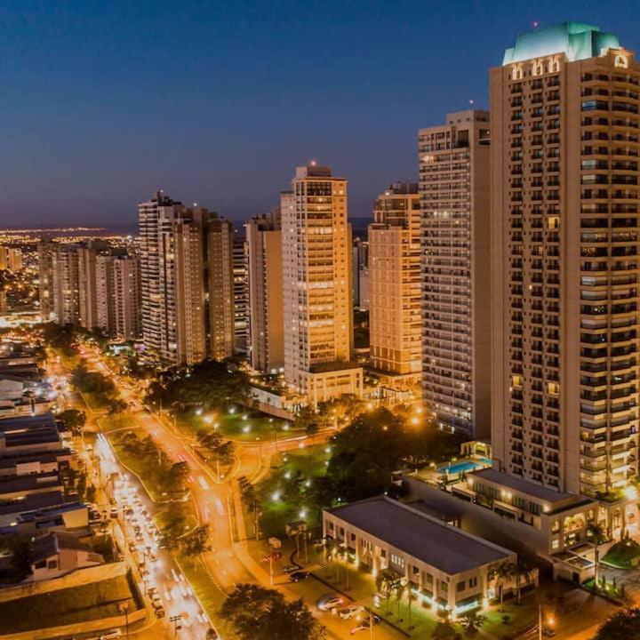 Flat Completo Aconchegante 200 Metros Da Avenida Fiusa Em Ribeirao Ribeirão Preto Esterno foto